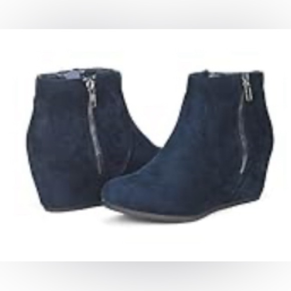 Breckelle's GAIL-26 Women's Block Stacked Heel Fringe Trim